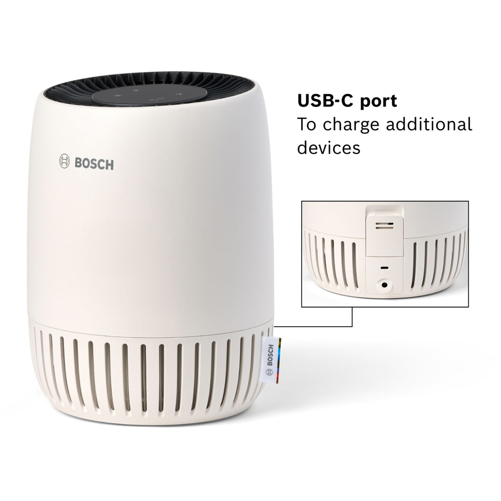 Bosch Air 500 2-in-1 Black and White Compact Air Purifier Image 6
