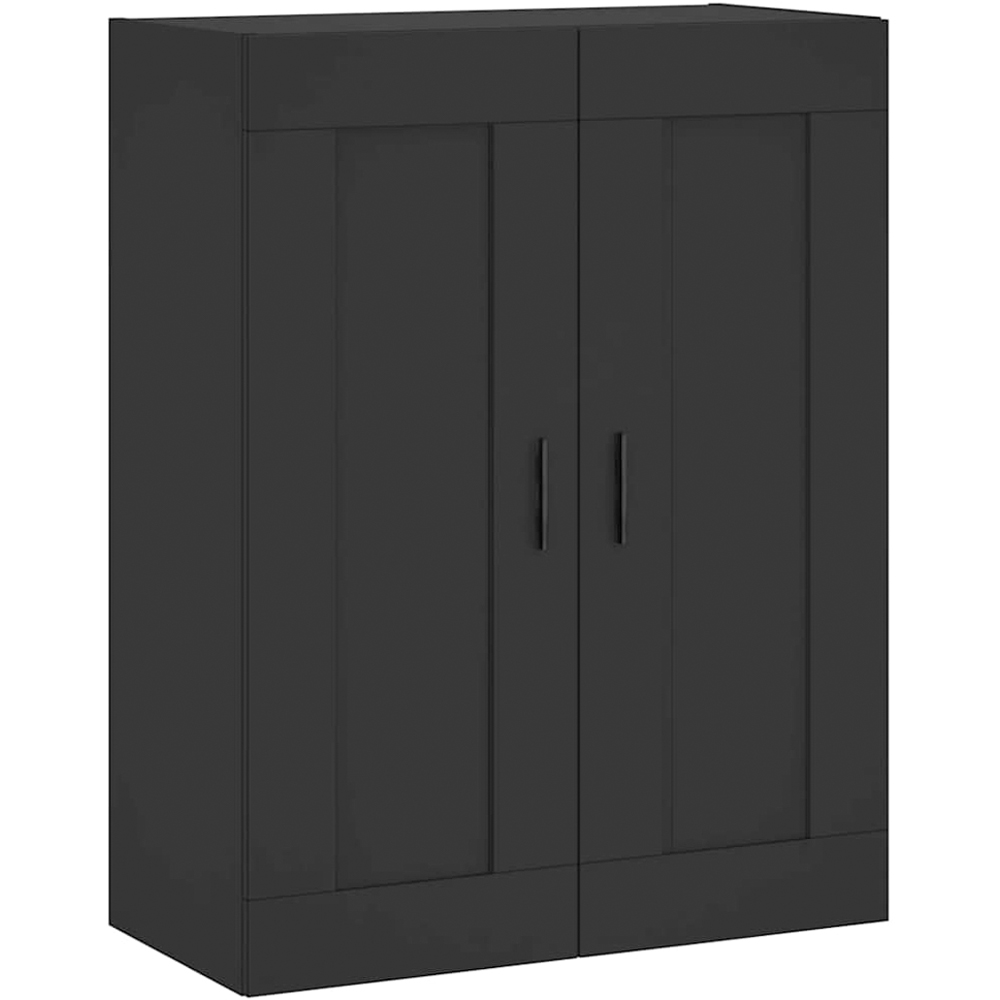 vidaXL 2 Door Black Wall Mounted Cabinet 2 Pack Image 5