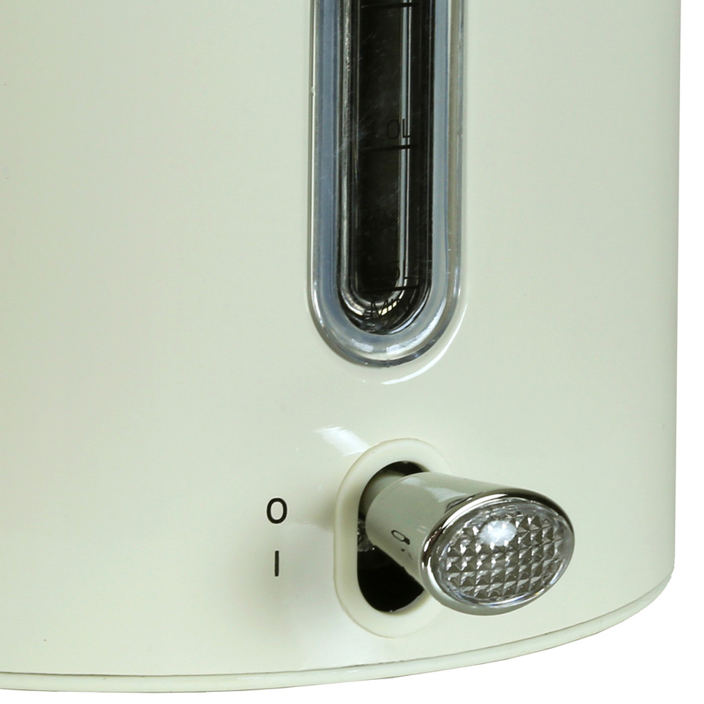 Charles Bentley Cream and Chrome 1.7L Kettle Image 3