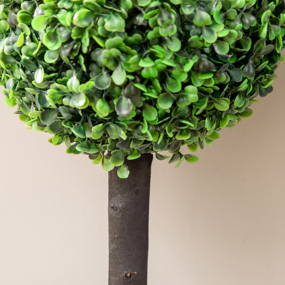 Portland Boxwood Ball Tree Artificial Plant In Pot 2ft 2 Pack Wilko