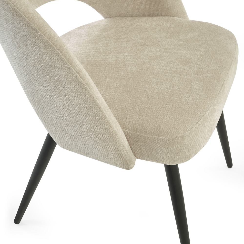 Julian Bowen Ella Set of 2 Calico Dining Chairs Image 5
