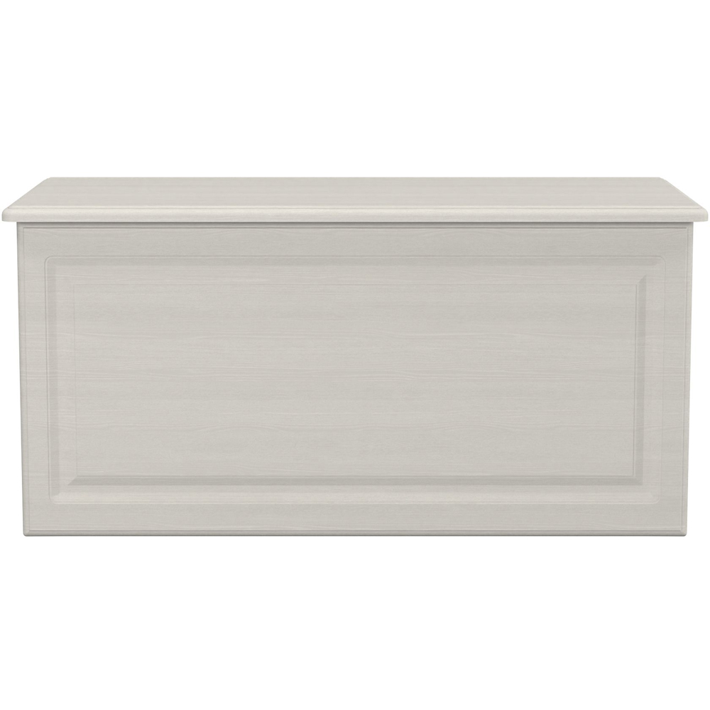 Crowndale Pembroke Grey Ash Lid Top Blanket Box Ready Assembled Image 2