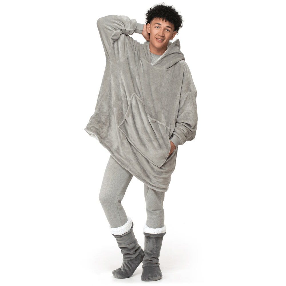 Velosso Hoodie Oversize Grey Image 1