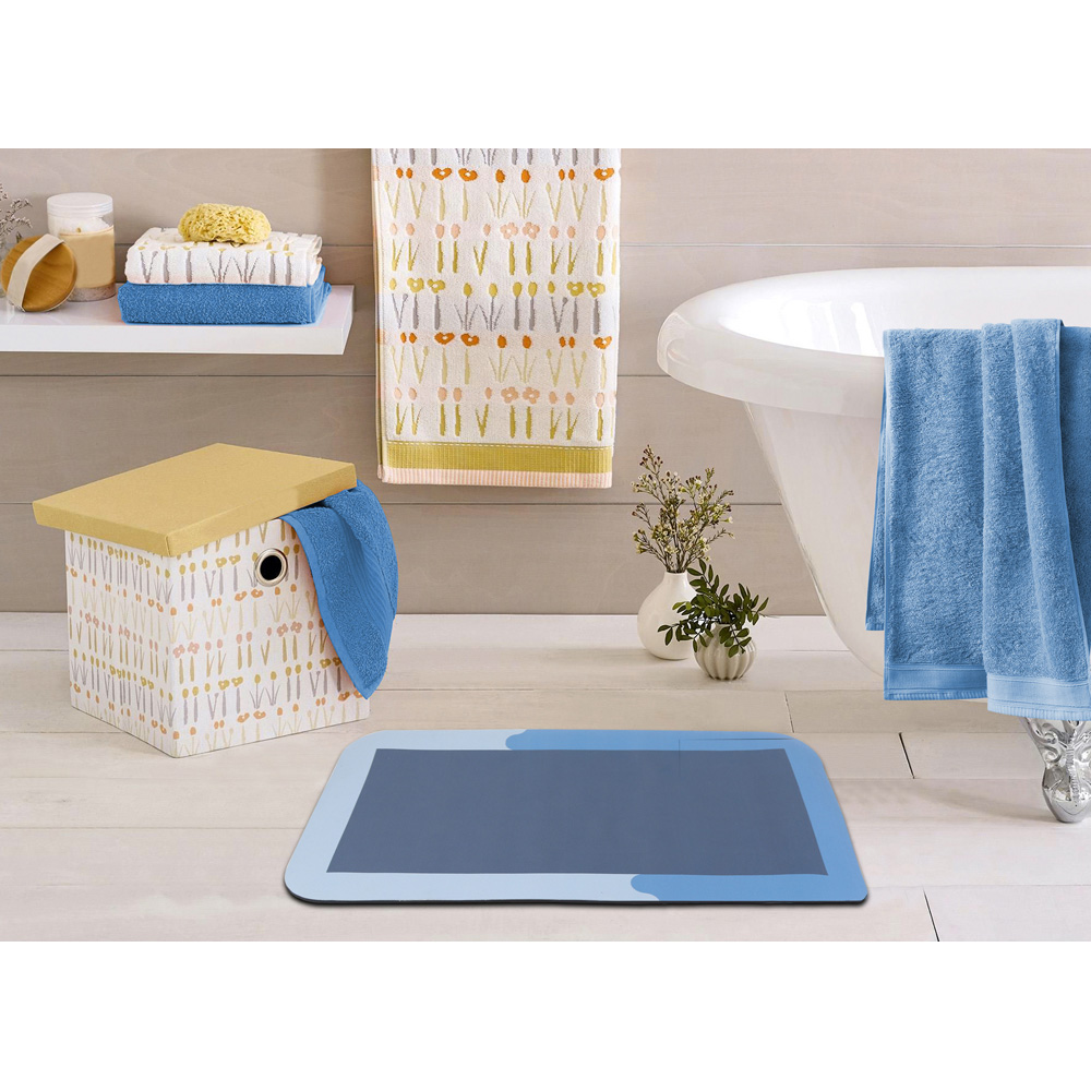 Avilo Natural Stone Diatomite Anti-Slip Bath Mat 60 x 40cm Image 2