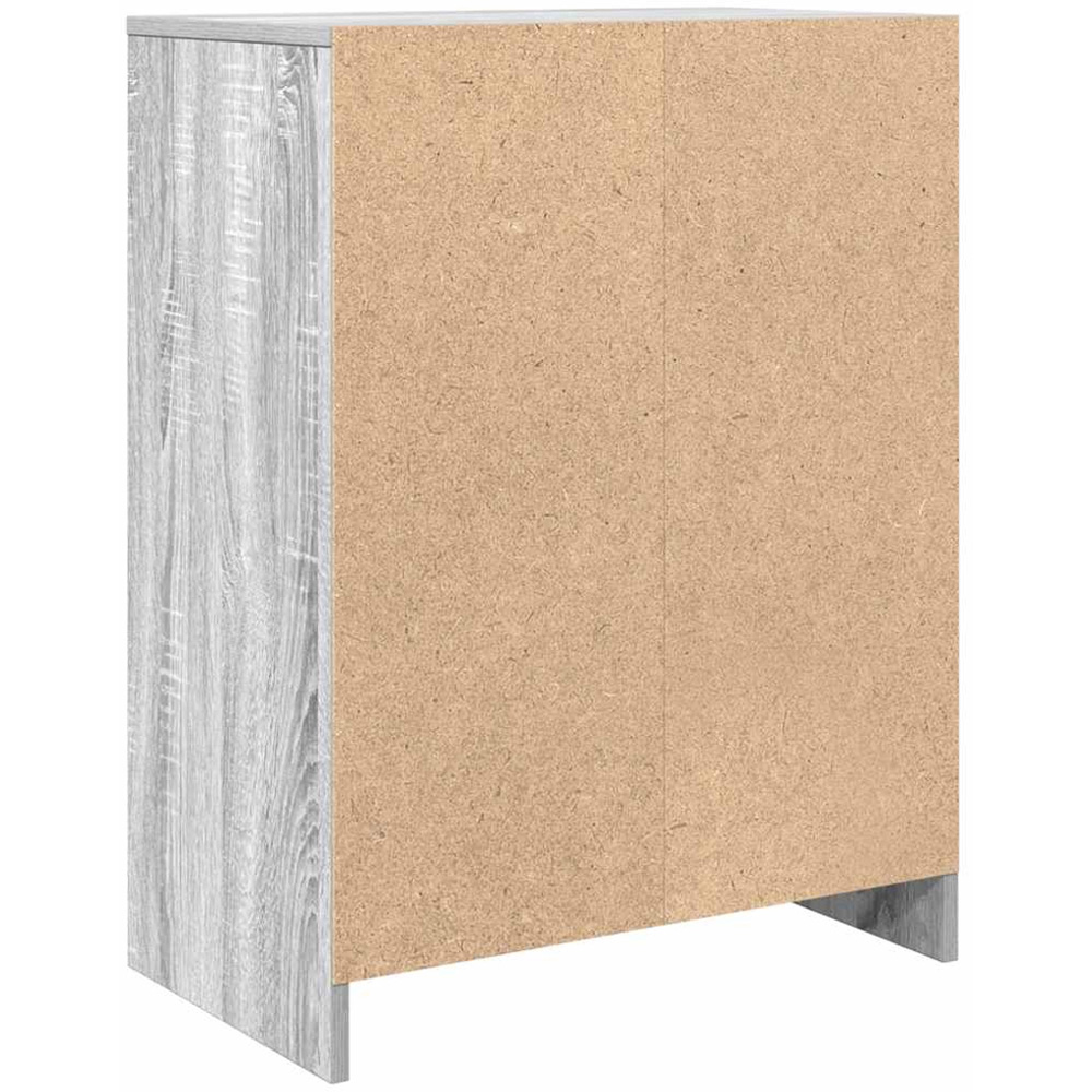 vidaXL 2 Door Grey Sonoma Wooden Sideboard Image 6