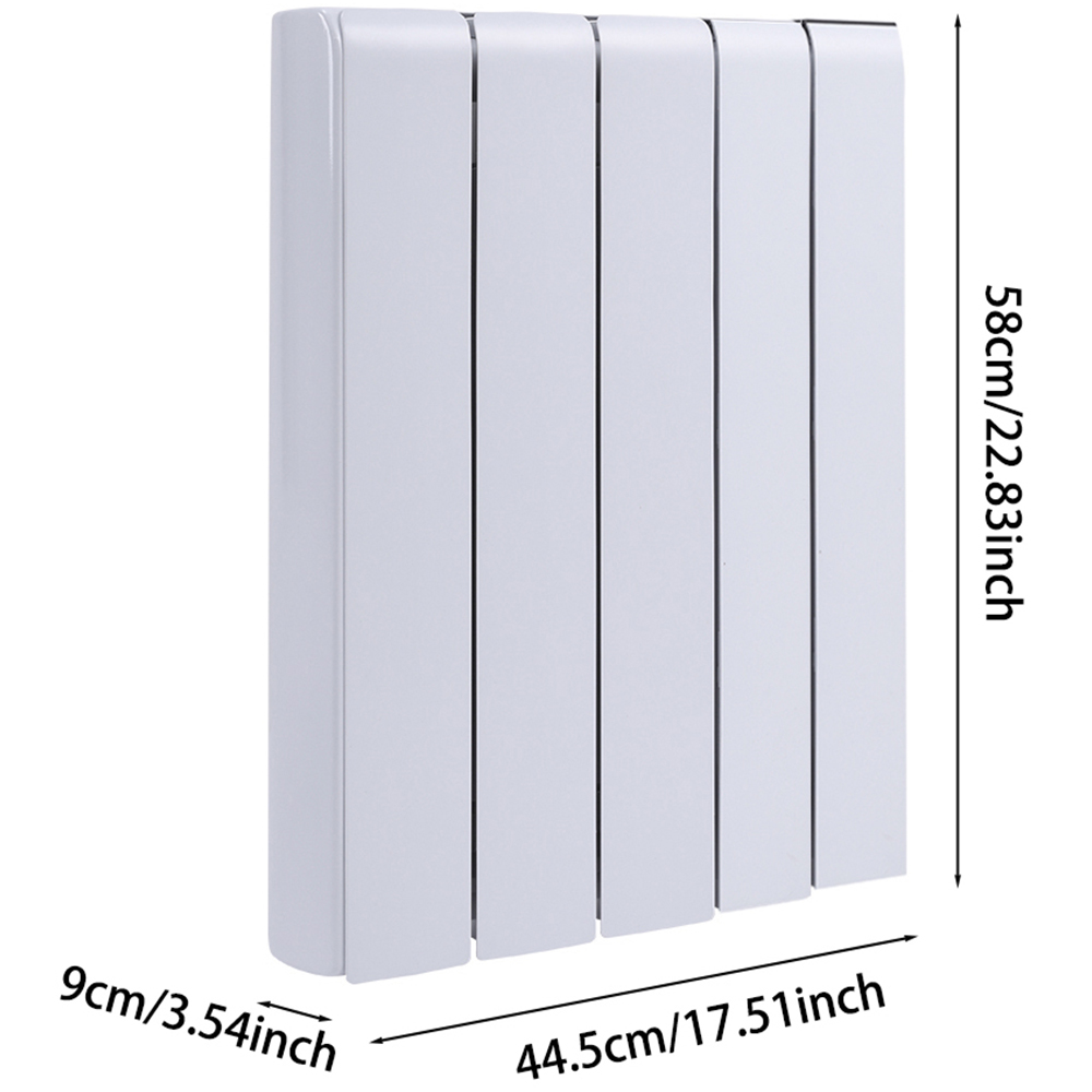 Living and Home White WIFI Electric Ceramic Core Space Heater 1000W Image 7