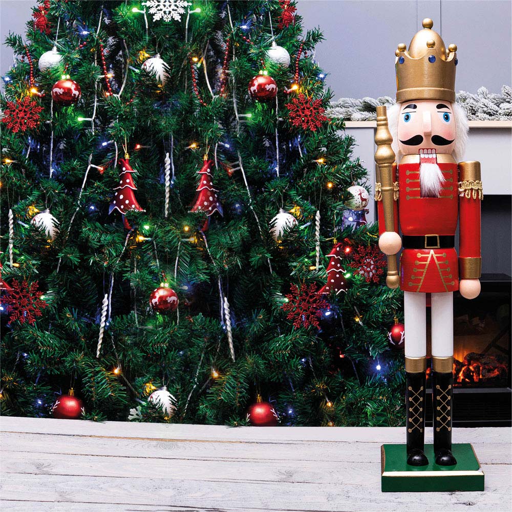 St Helens Red and White Christmas Nutcracker Image 2