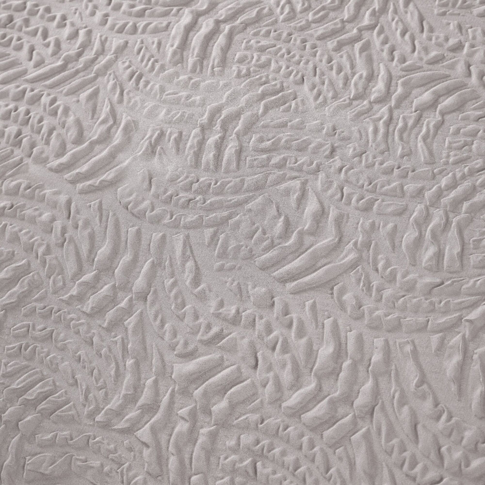 Halcyon Embossed Duvet Set Grey King Image 5