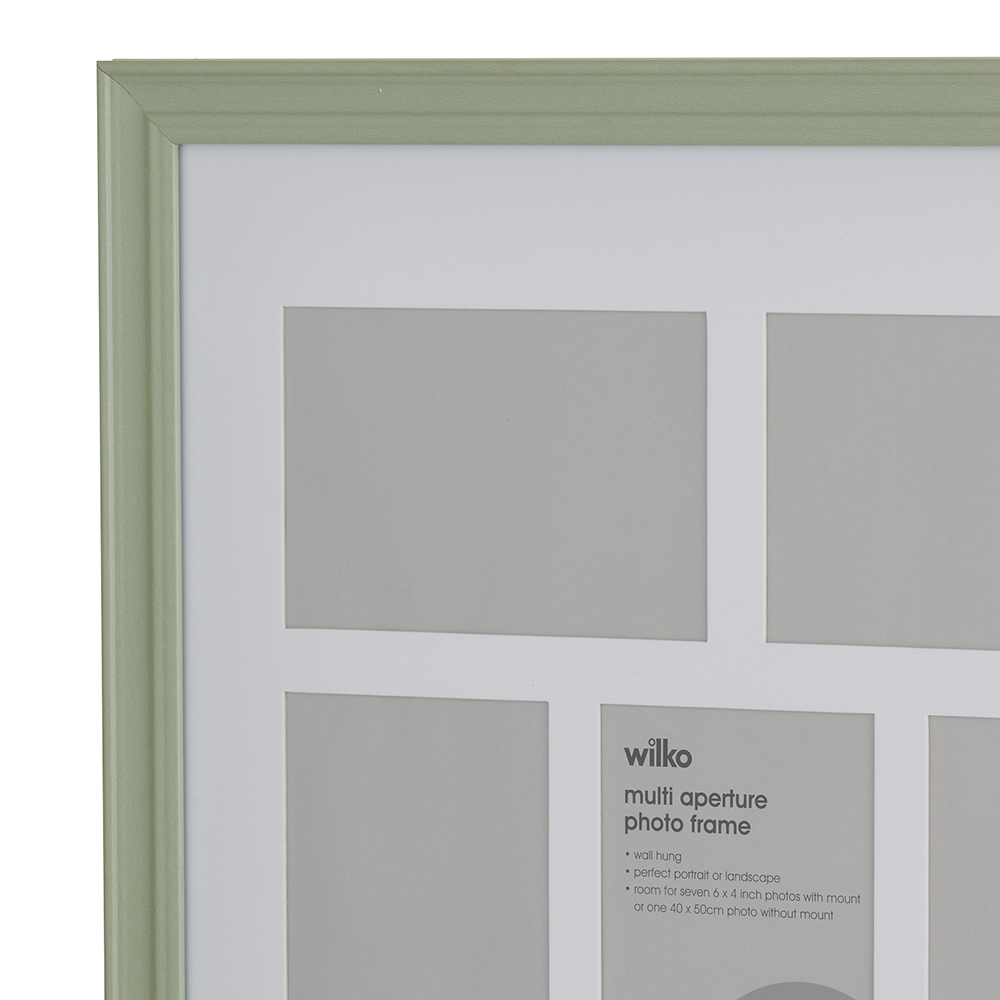 Wilko Sage Green Multi Photo Frame 40 x 50cm Image 5