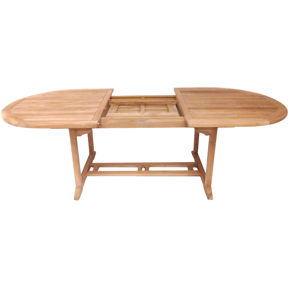 Charles Bentley 6-8 Seater Teak Extendable Table Image 5