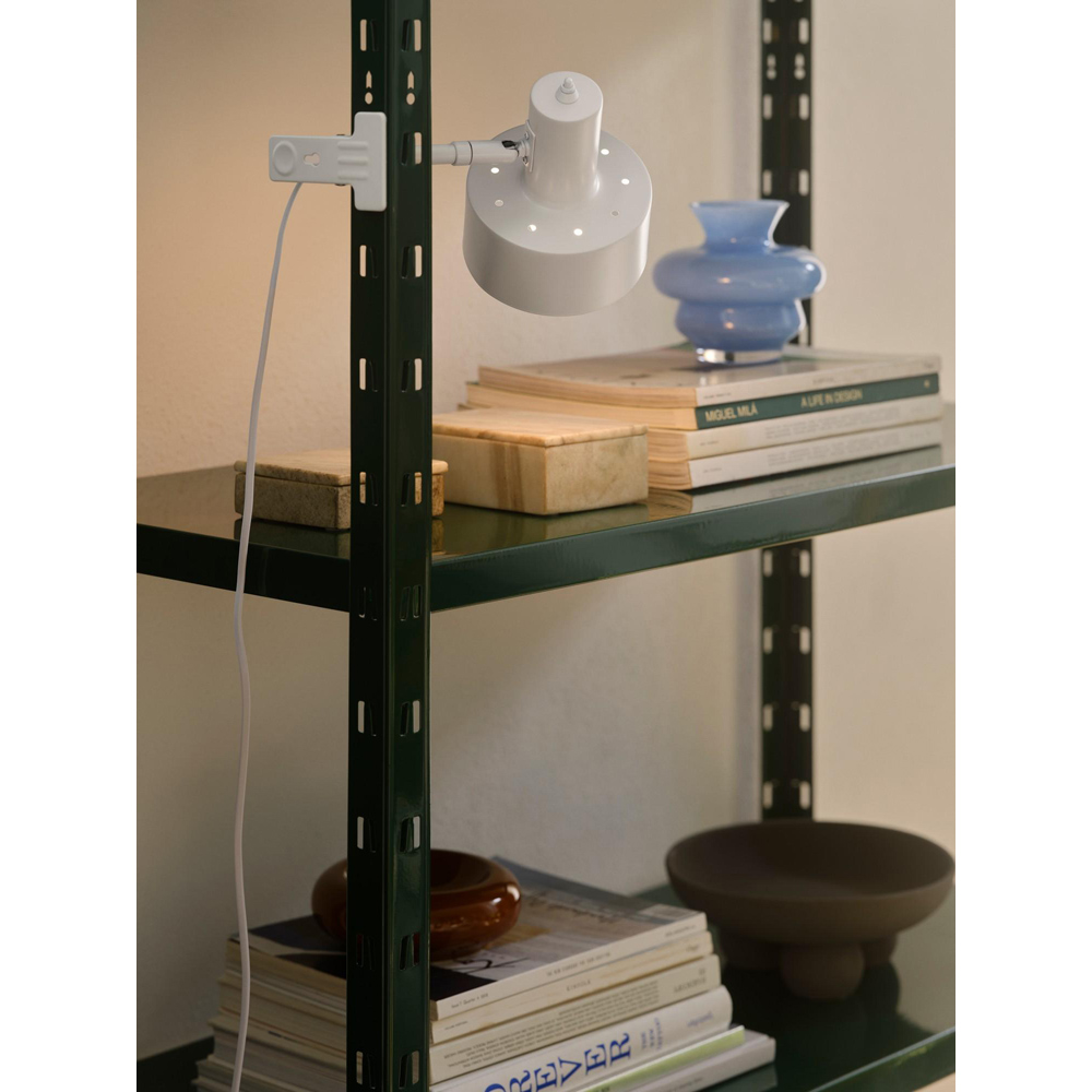 Nordlux Matis E27 White Clamp Lamp Image 2
