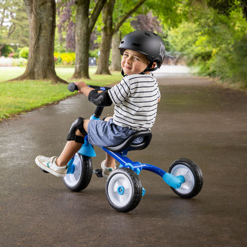 Xootz Toddler Blue 5 in 1 Switch Rider Folding Balance Trike Image 4