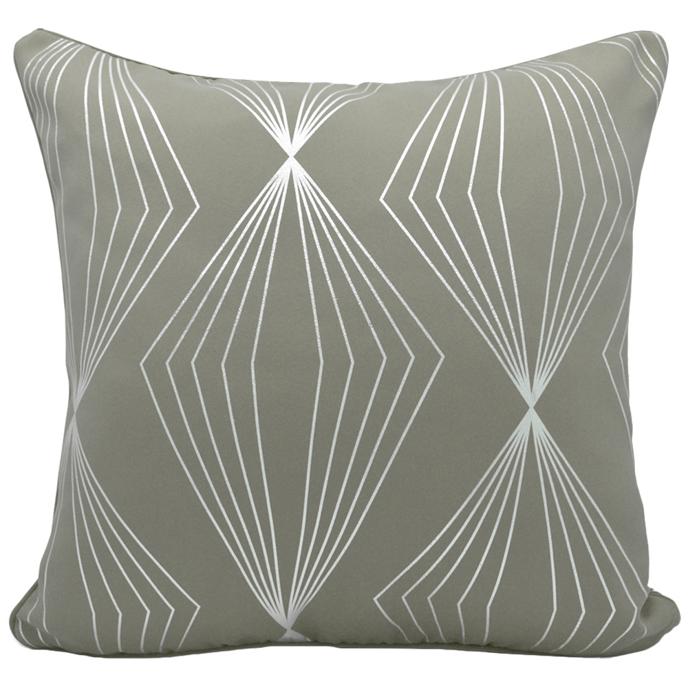 Velosso Onyx Grey Filled Cushion 43 x 43cm 2 Pack Image 1