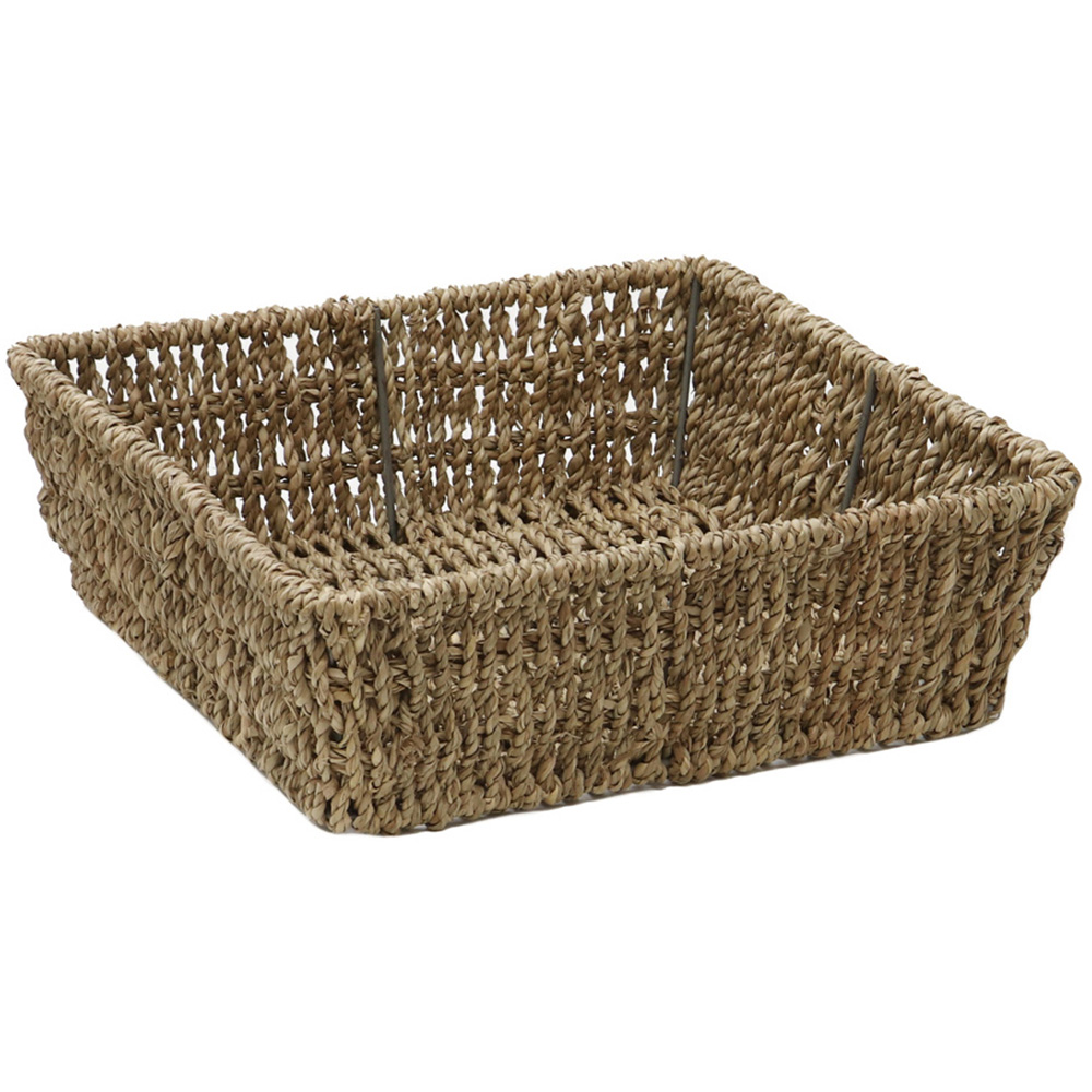 JVL Seagrass Square Storage Tray 3 Pack Image 6