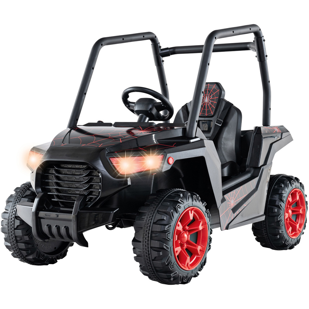 Costway Kids Black Ride On UTV Car with 3 Adjustable Speeds 24V Image 3