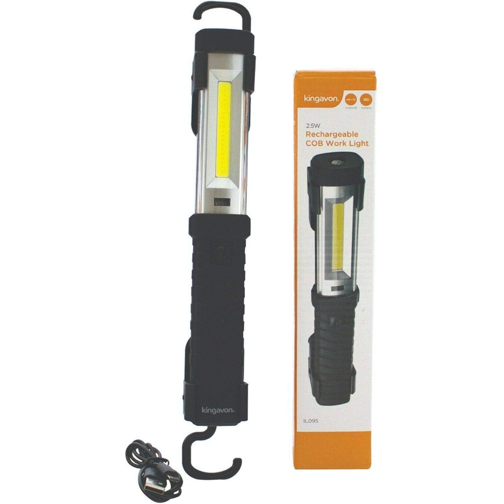 Marco Paul COB LED Li-Ion Rechargeable Cordless Work Light Torch 2.5W 25cm Image 2