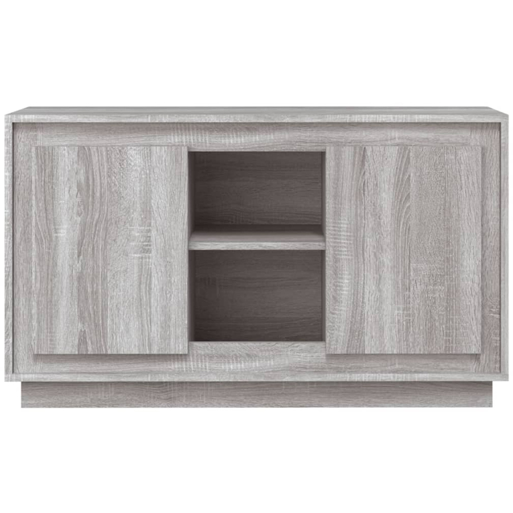 vidaXL 2 Door 2 Shelf Grey Sonoma Wooden Sideboard Image 5