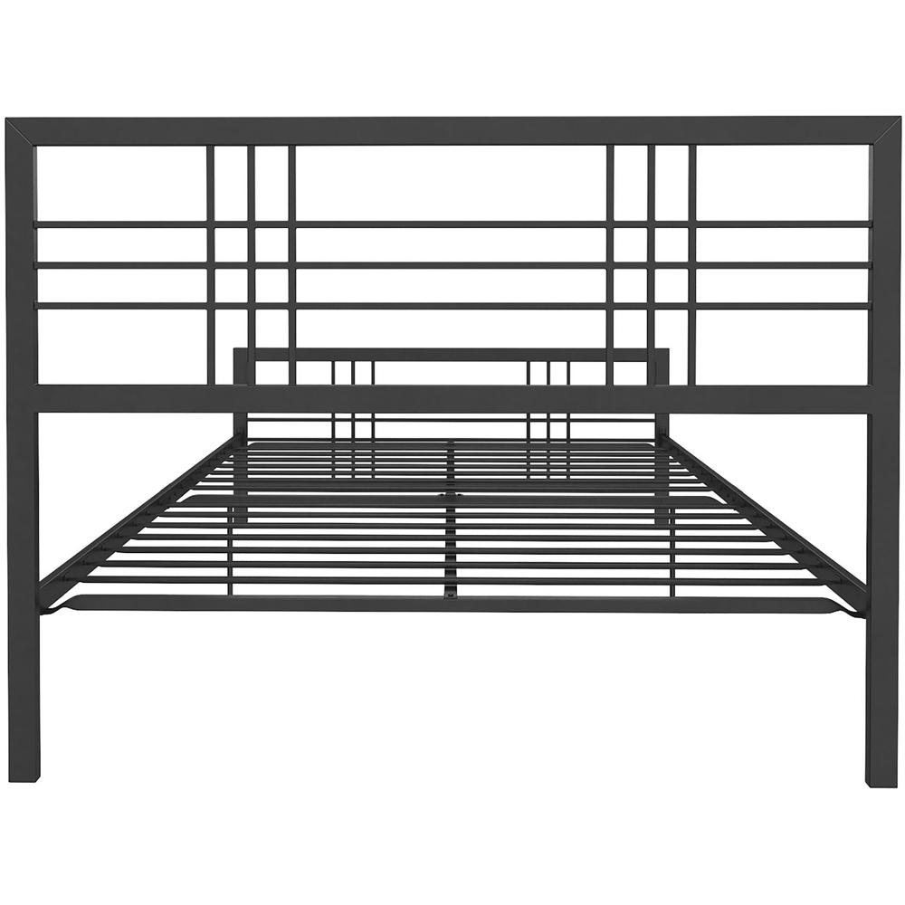 Dorel Burbank Double Black Metal Bed Frame Image 4