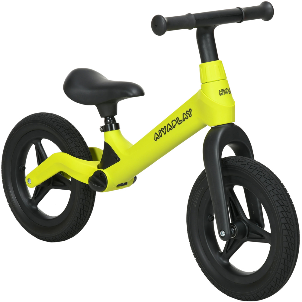 Tommy Toys 12 inch Green Kids Balance Bike Image 1