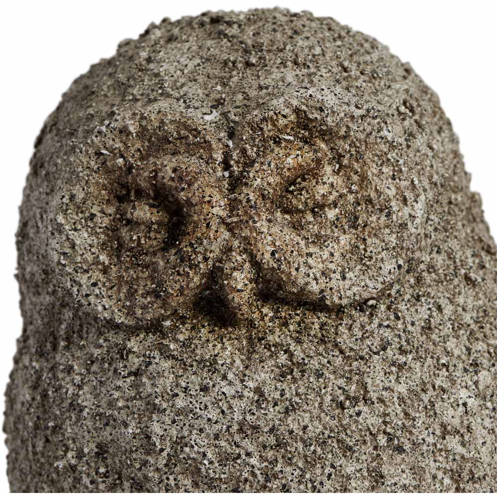 Wilko Stone Effect Ornament Owl Image 3