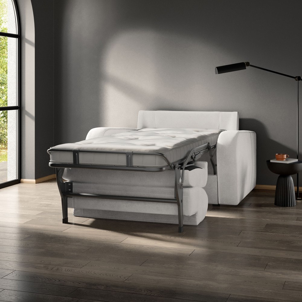 Jay-Be Deco Brushed Twill Admiral Snuggler Sofa Bed with e-Sprung Mattress Image 4