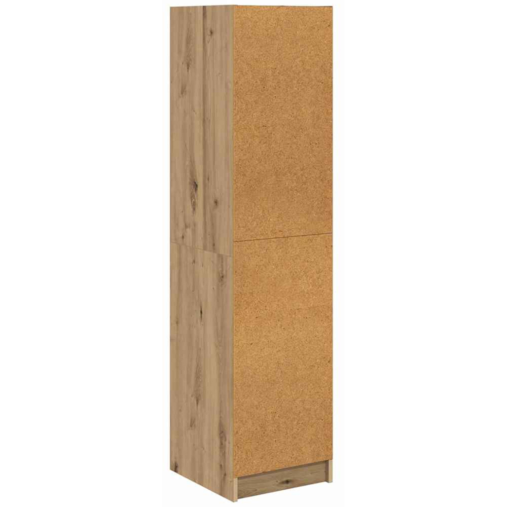 vidaXL 2 Glass Door 4 Shelf Artisan Oak Slim Highboard Image 8