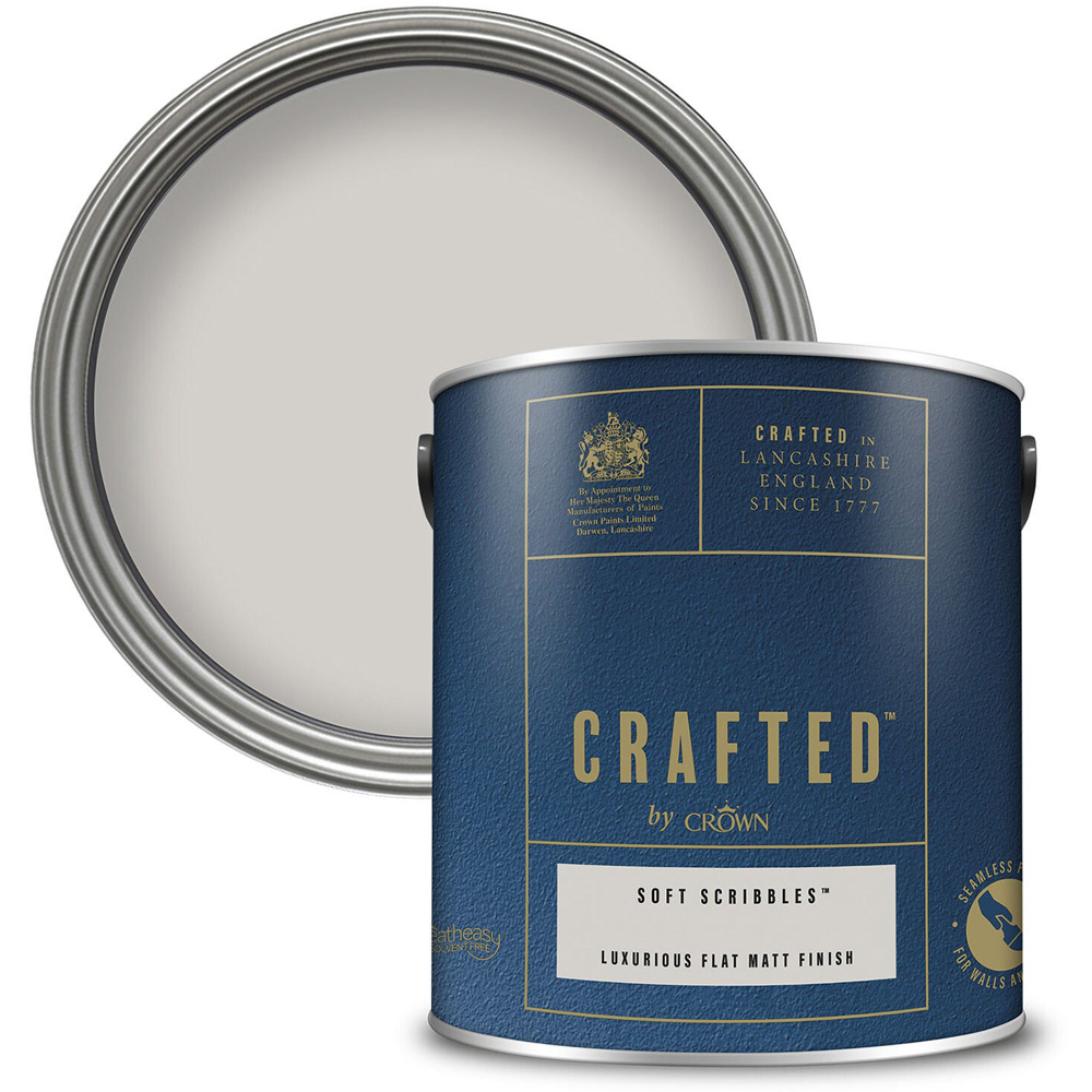 Crafted Flat Matt Paint 2.5L - Soft Scribbles Image 1