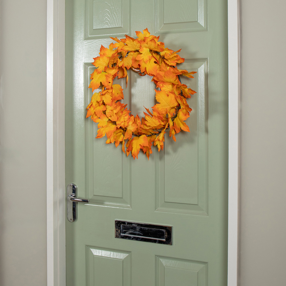 Samuel Alexander Faux Bright Autumn Wreath 50cm Image 4