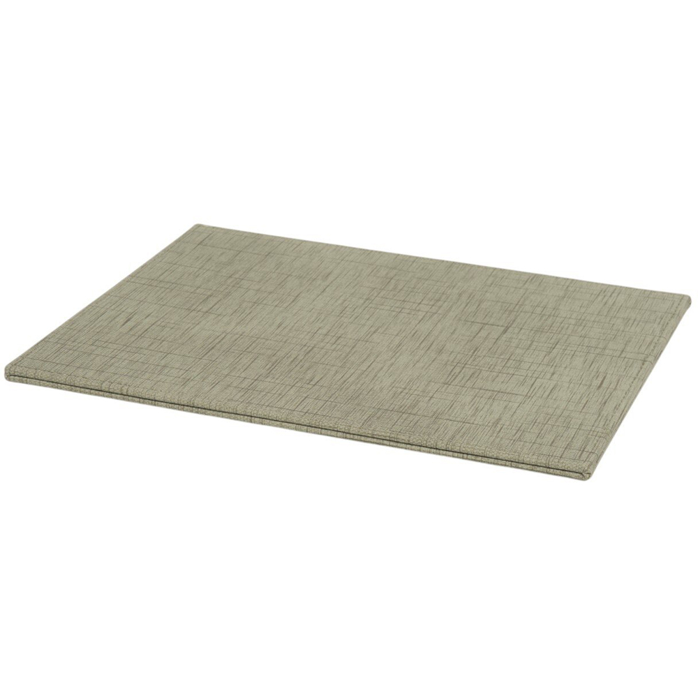 Set of 4 Faux Leather Placemats Olive Image 3