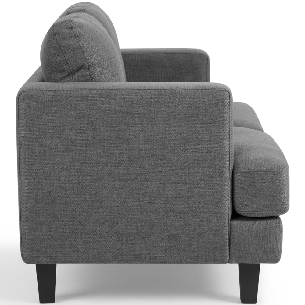 Home Detail Dale 2 Seater Dark Grey Linen Sofa Image 5