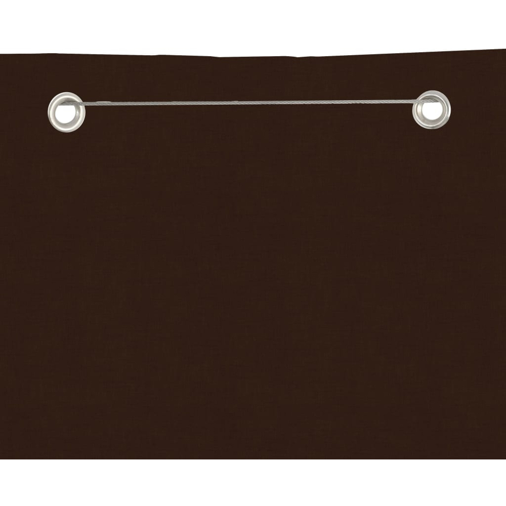 vidaXL 140 x 240cm Brown Oxford Fabric Balcony Privacy Screen Image 3