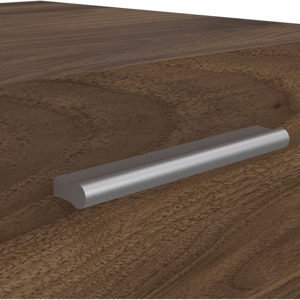 Florence 2 Drawer Walnut Bedside Table Image 5