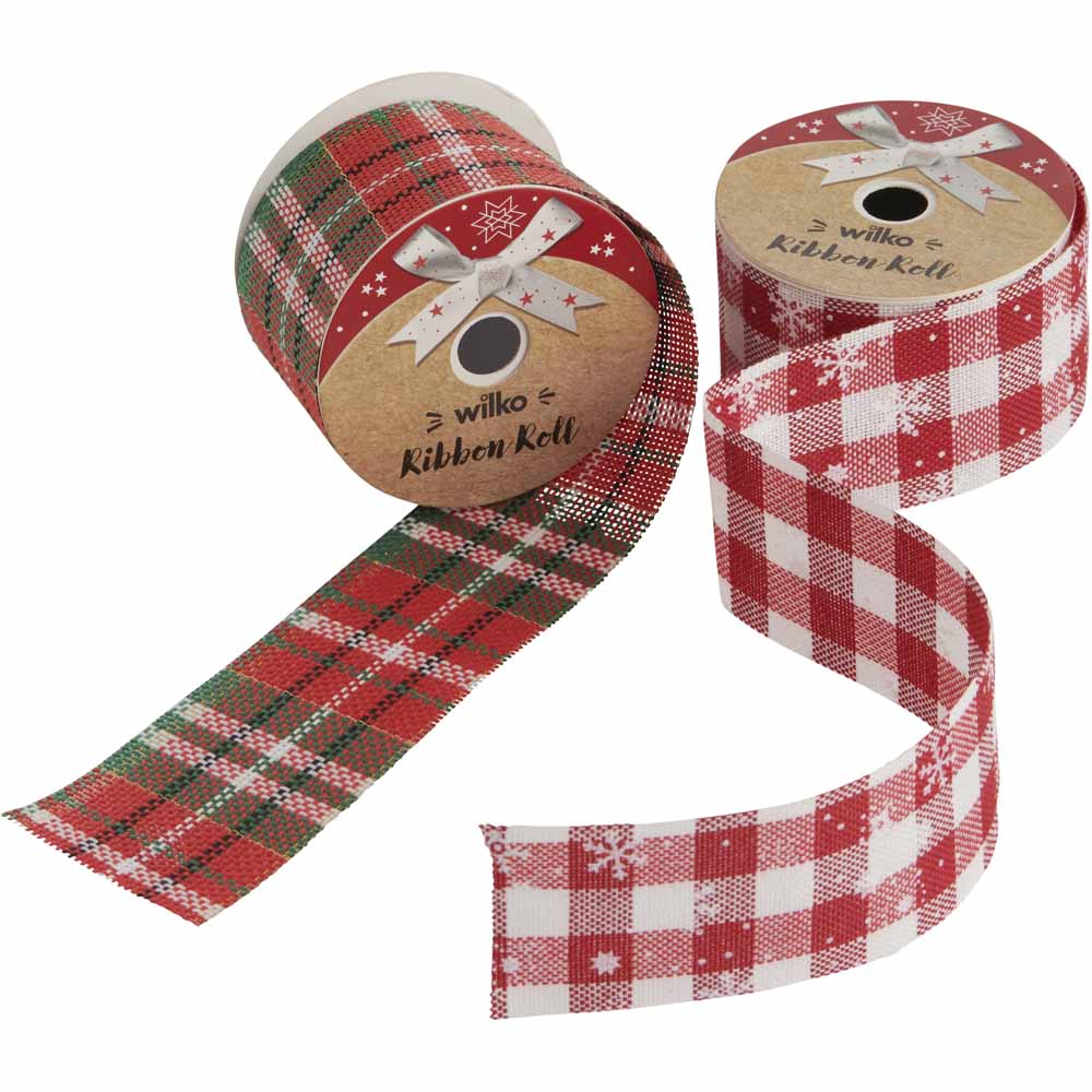 Wilko Cosy Assorted Ribbon Roll Image 2