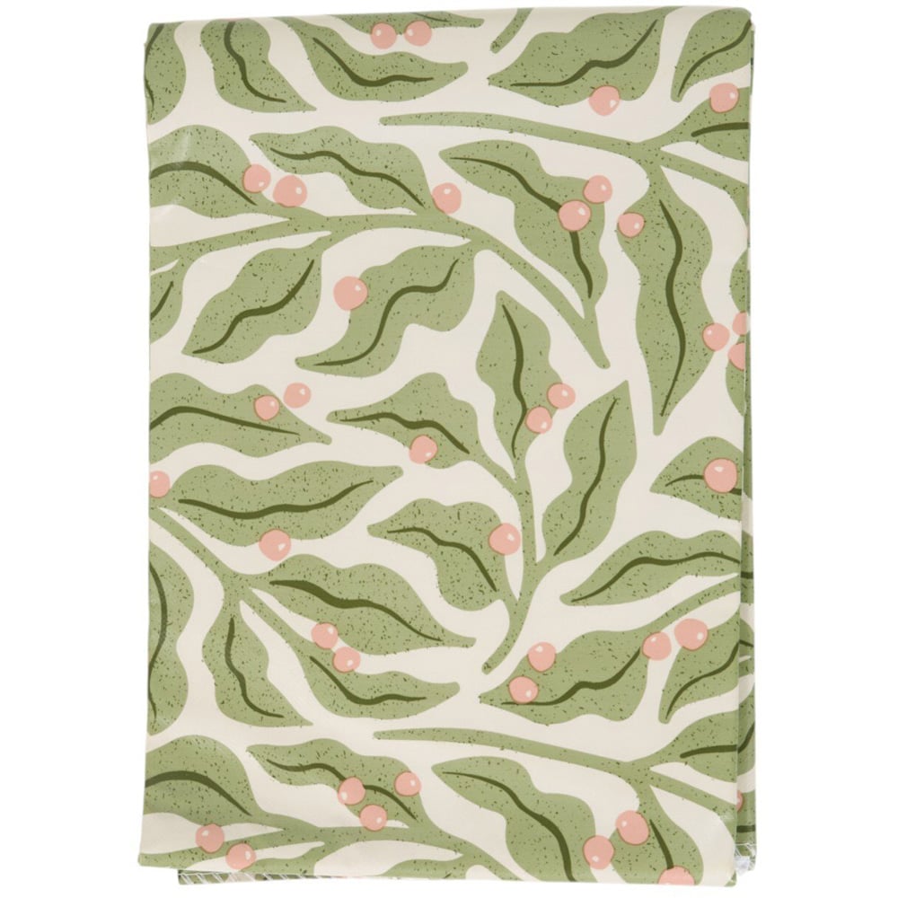 Leaves Wipe Clean Tablecloth Green Image 2