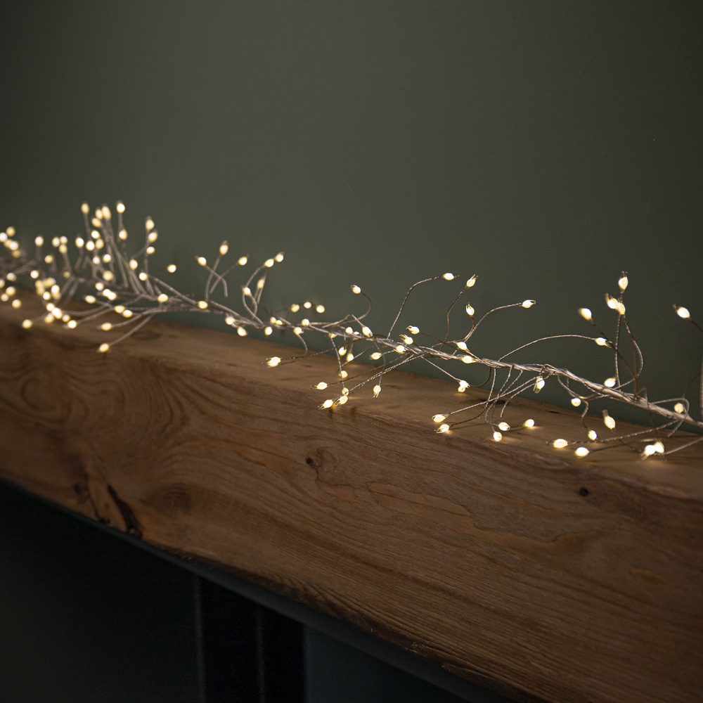 Premier UltraBrights 860 Warm White LED Silver Pin Wire Cluster Light 5.4m Image 7