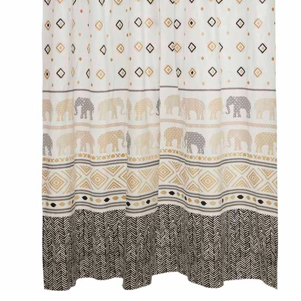 Wilko Elephant Shower Curtain Image 4