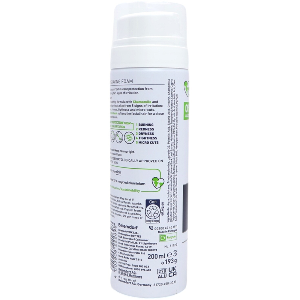 Nivea Men Sensitive Shaving Foam Image 2