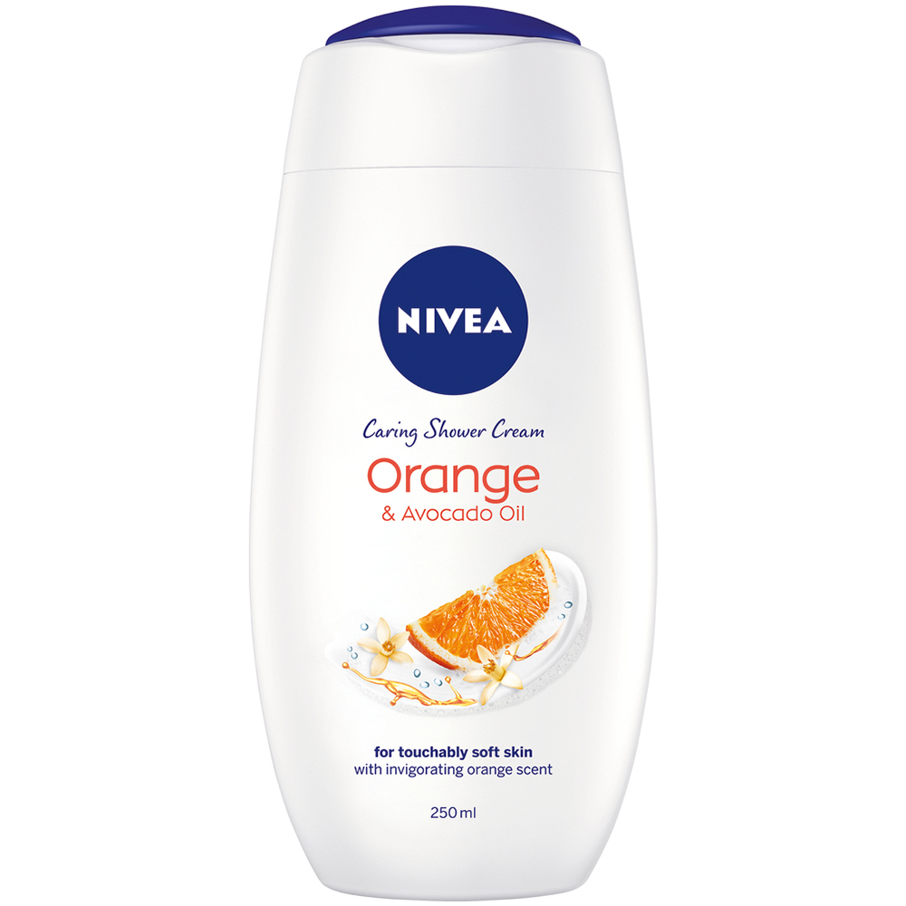 Nivea Orange & Avocado Oil Shower Cream 250ml Image