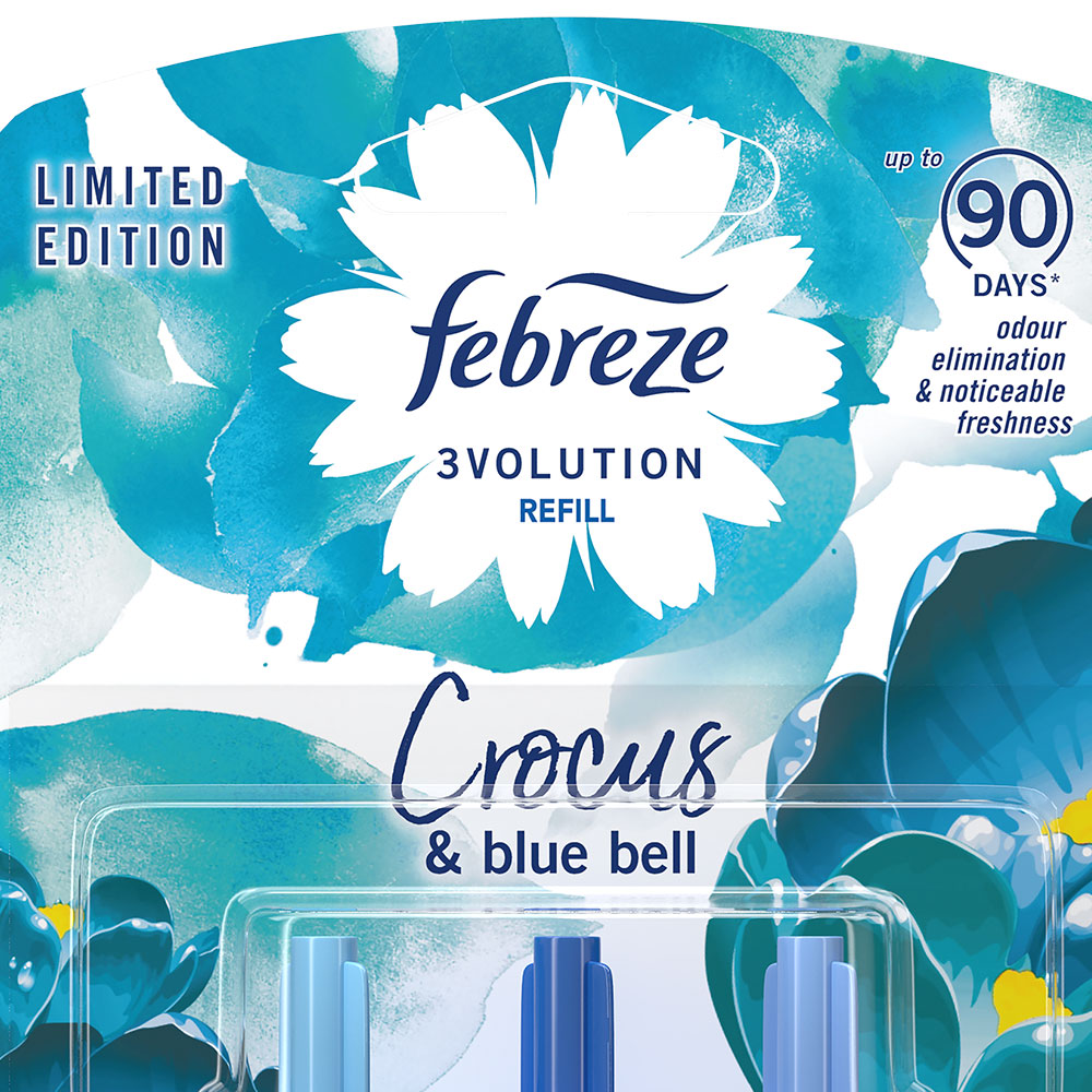 Febreze 3Volution Crocus and Bluebell Air Freshener Refill 20ml Image 2