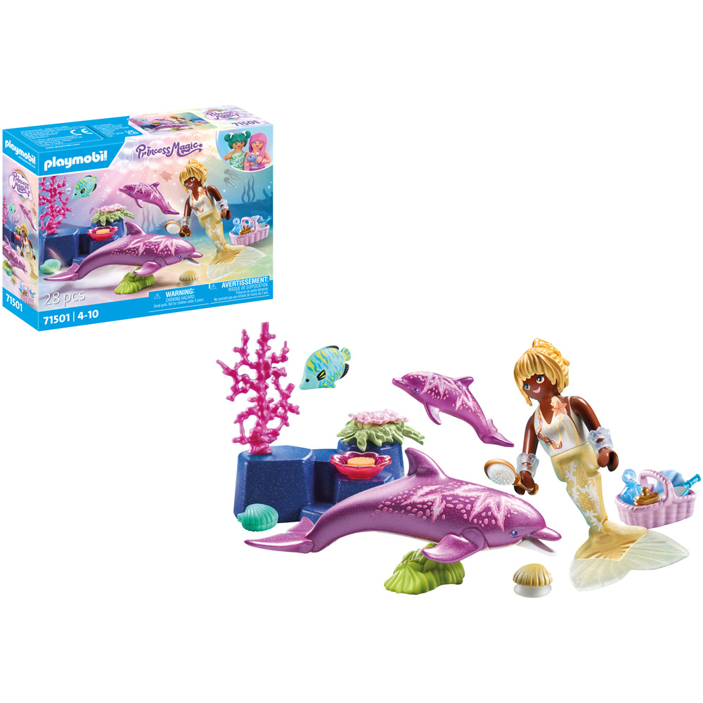 Playmobil Mermaid with Dolphins Playset 28 Piece Image 4