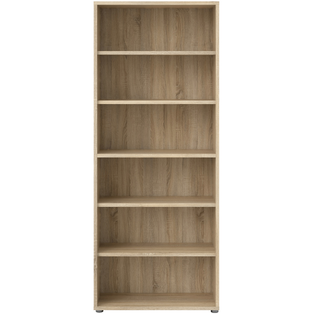 Florence 5 Shelf Oak Bookcase Image 3