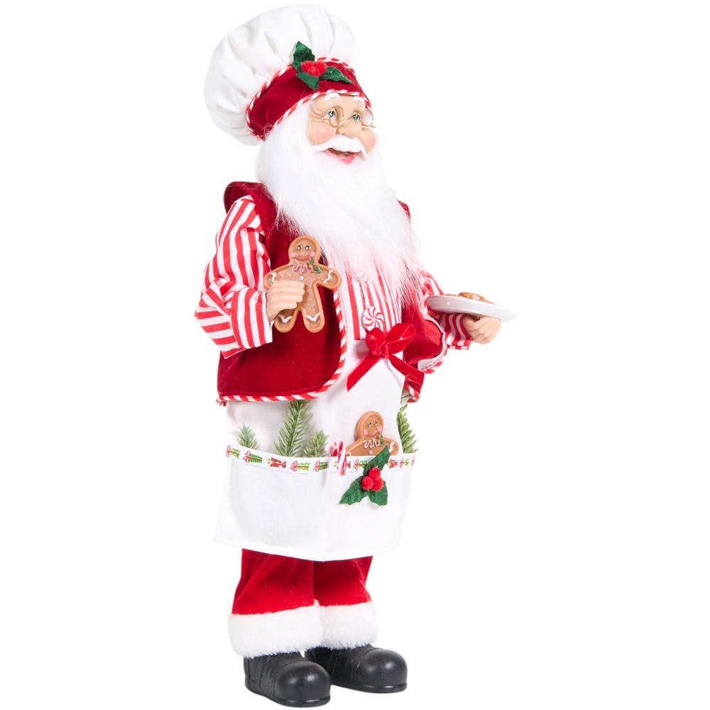 Chef Santa 46cmRed and White Image 2