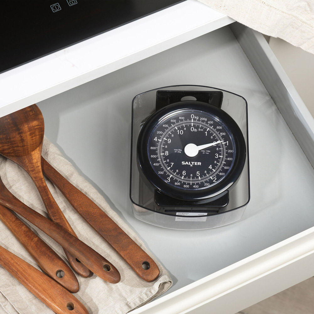 Salter Mechanical Kitchen Scale Black Image 3