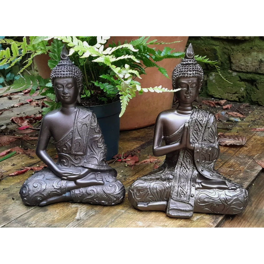 Inspirational Gifting 2 Piece Mystic Thai Buddha Ornament Set Image 3