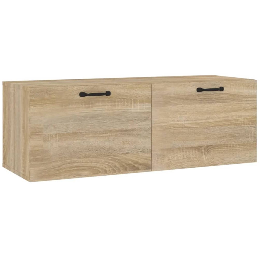vidaXL 2 Door Sonoma Oak Wall Cabinet Image 2