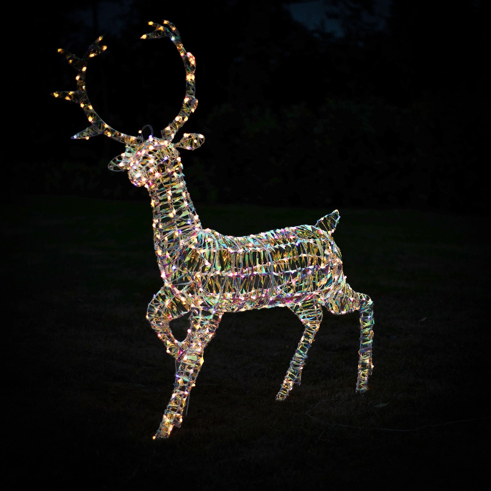 The Christmas Centre 330 LED Laser Strip Light-Up Stag Reindeer 4.5ft Image 8