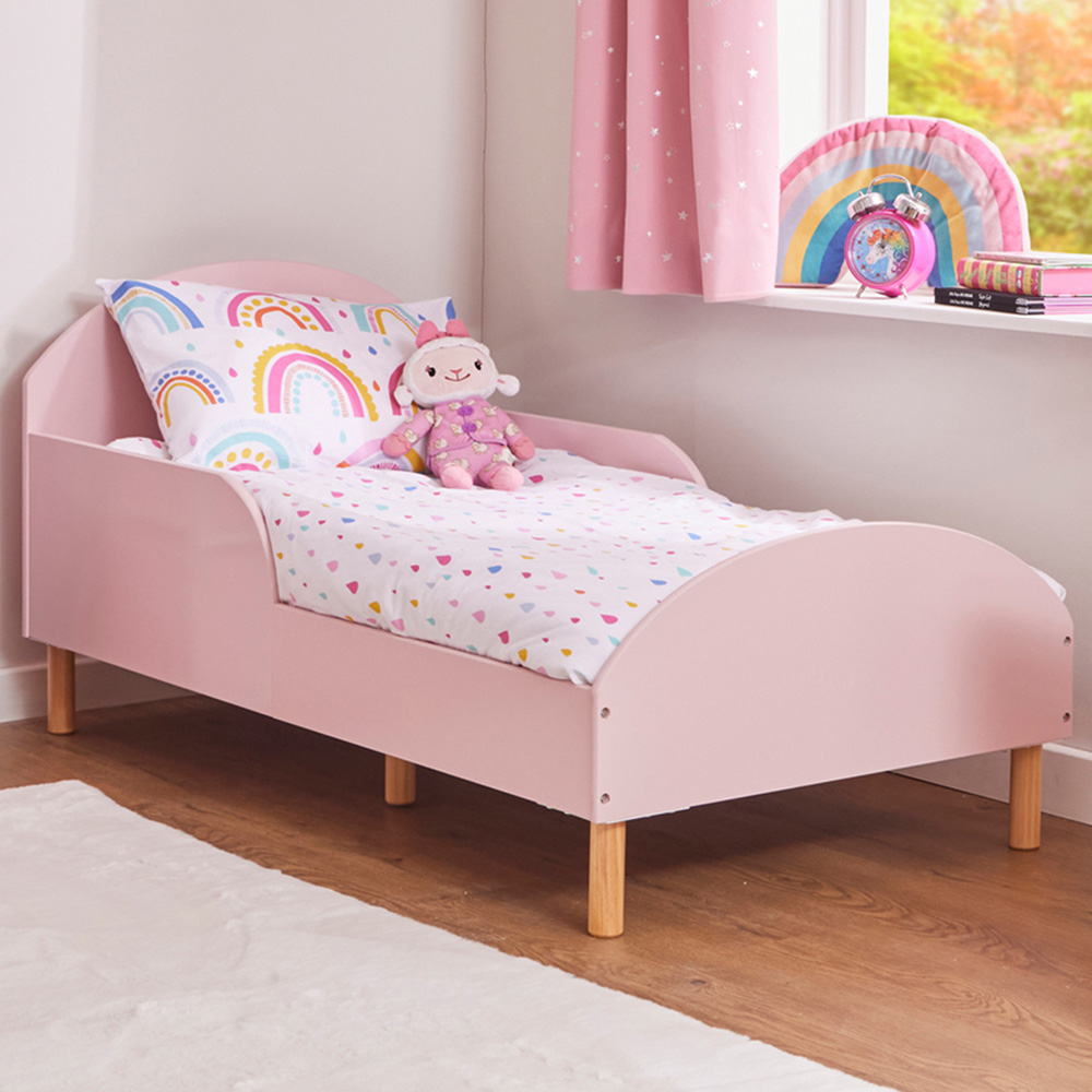Liberty House Toys Kids Pink Toddler Bed Image 1