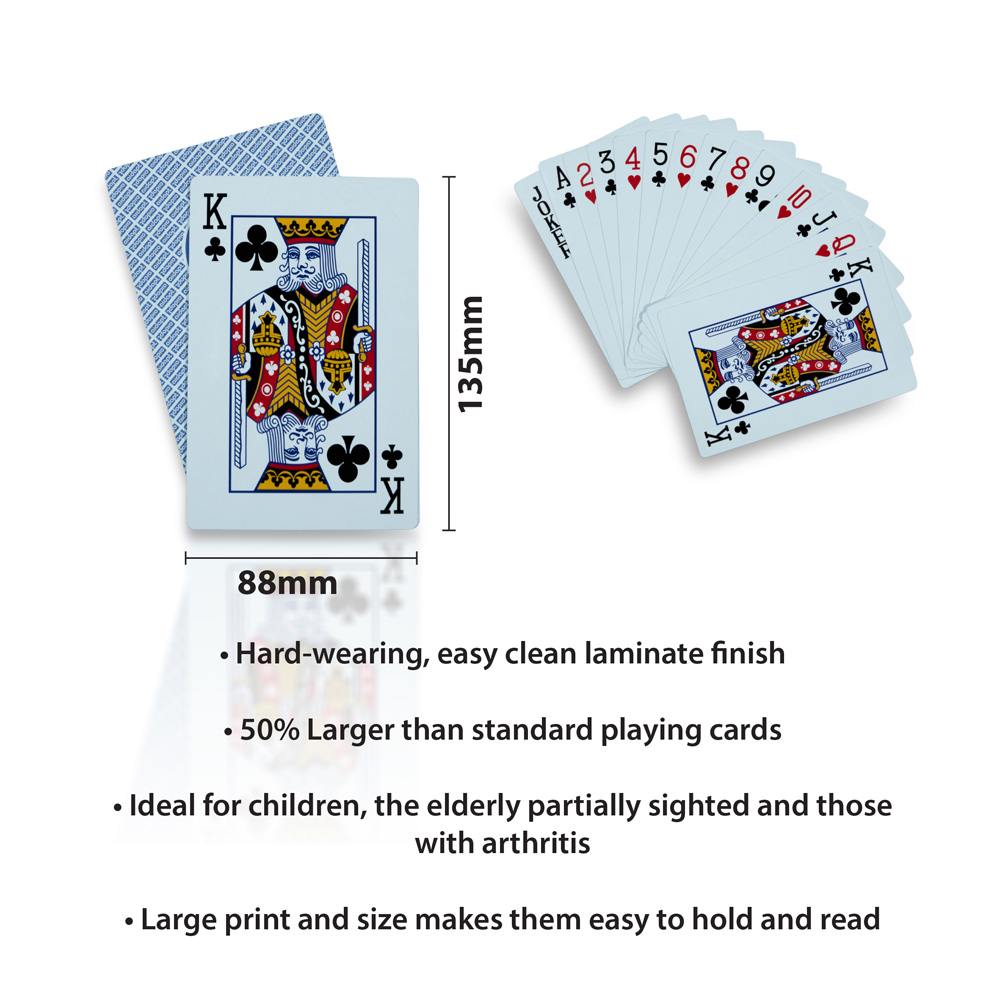 Aidapt Jumbo Playing Cards Image 4