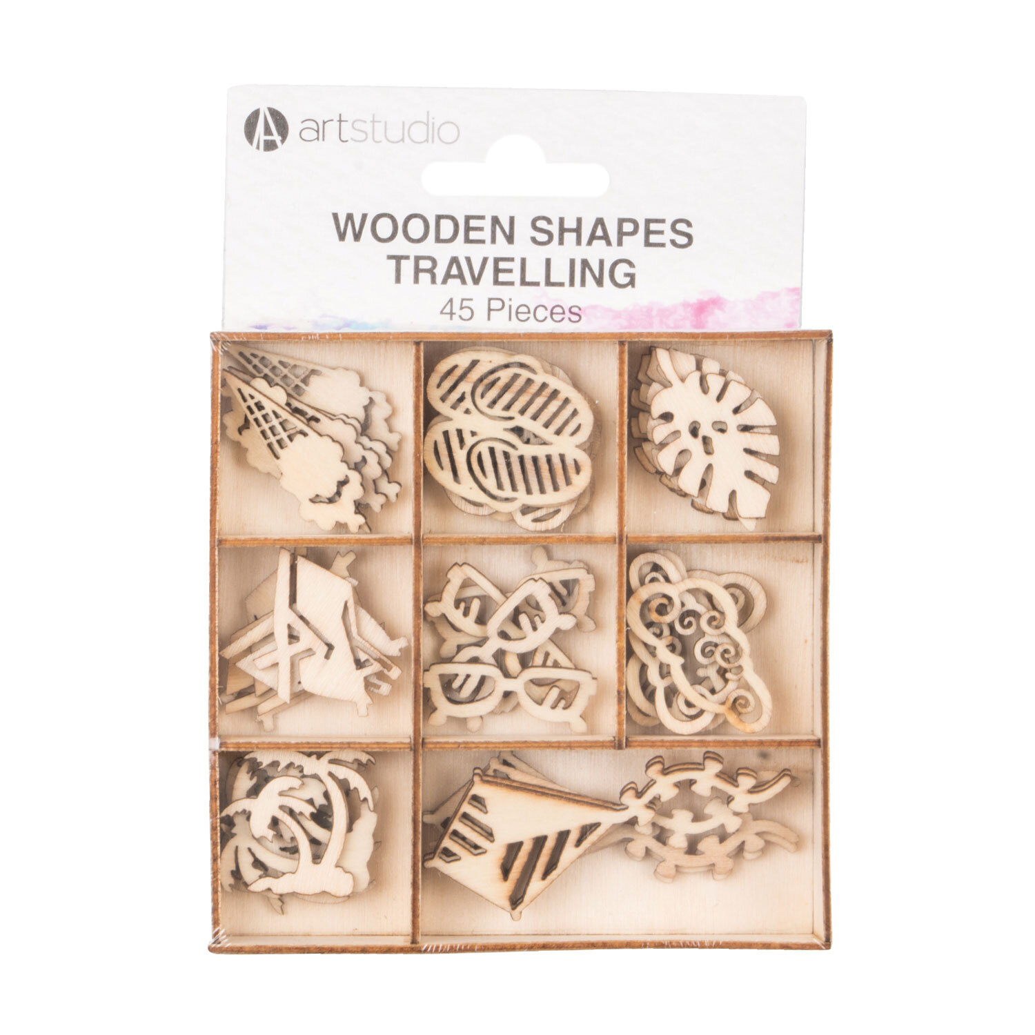 Art Studio Wooden Shapes - Travelling Image
