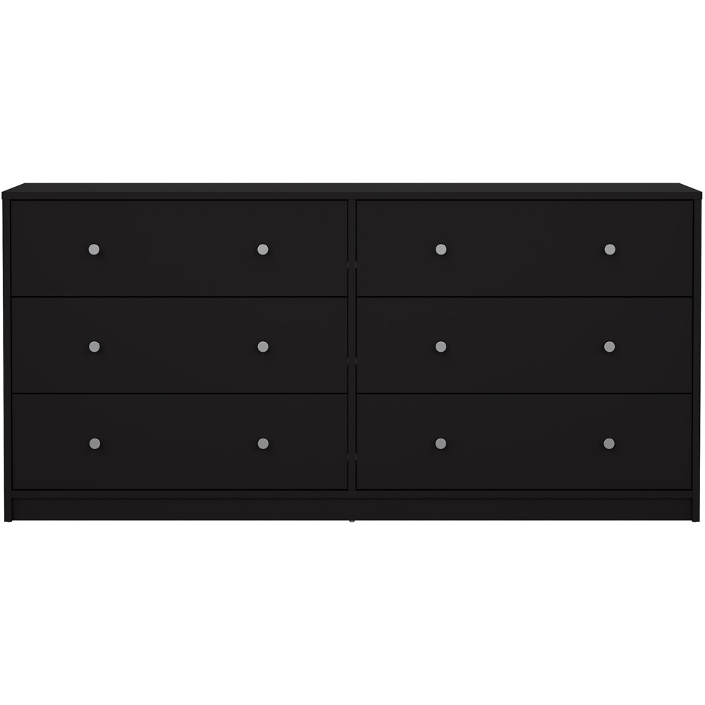 Furniture To Go May 6 Drawer Black Chest of Drawers Image 3